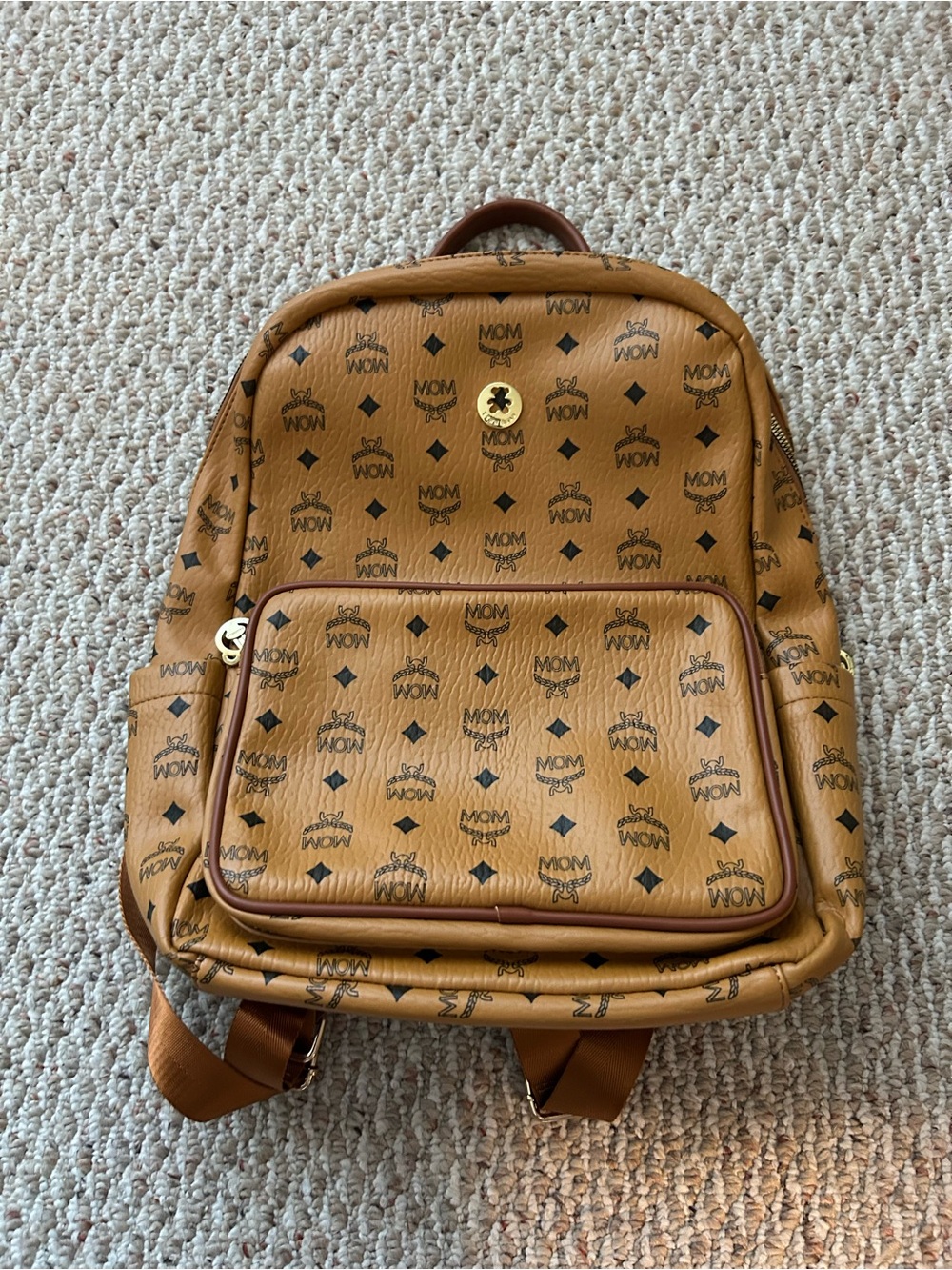 New PU Leather Laptop Backpack